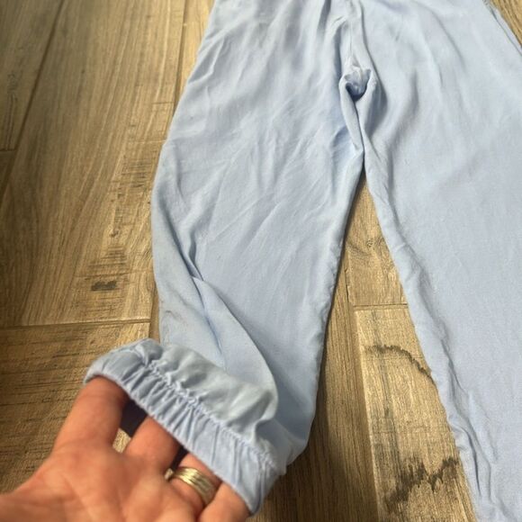 H&M Light Blue Girls Joggers with Pockets‎ Size US 7 - Picture 8 of 10